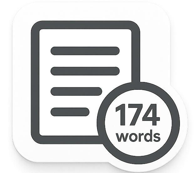 Sanalaskuri + Merkkilaskuri